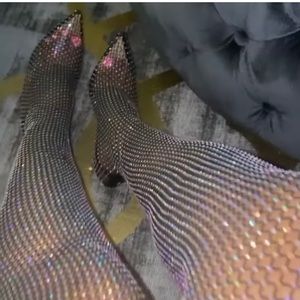 Bling Netted Boots